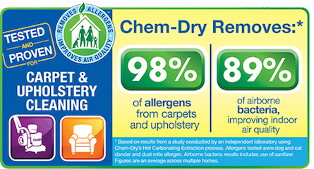Brown's Chem-Dry removes allergens Brown's Chem-Dry removes allergens